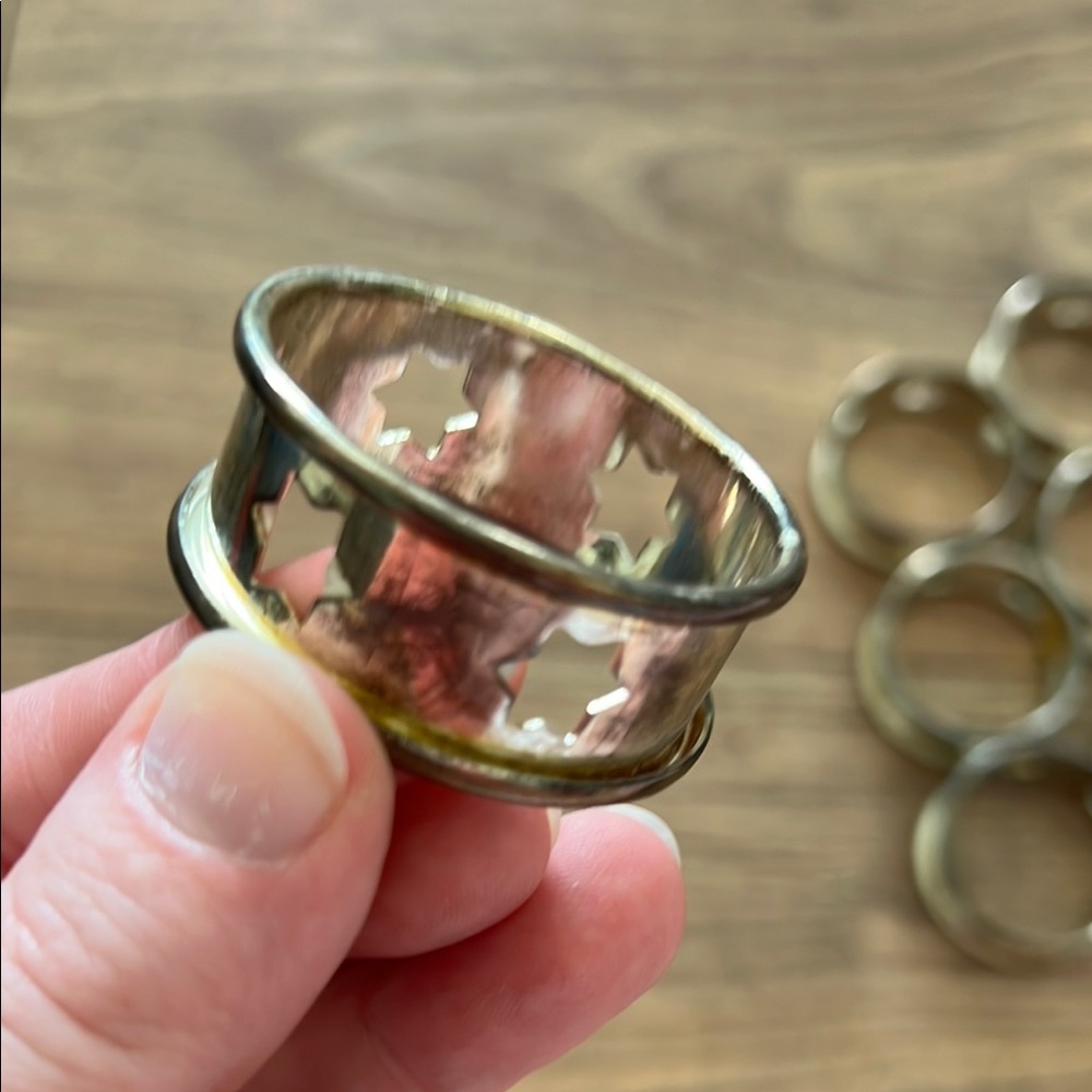 Silver Star Napkin Rings - Picture 3 of 3